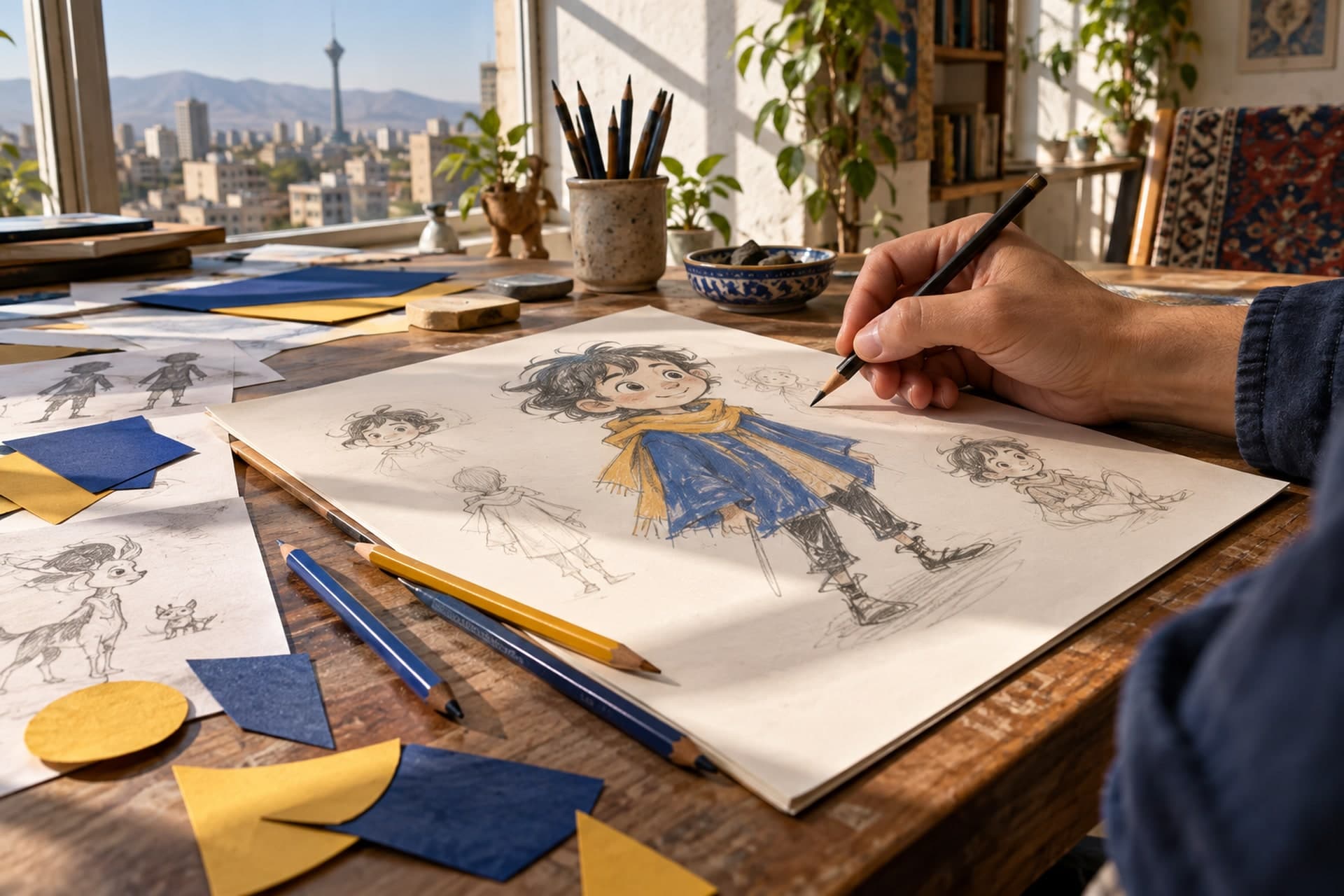 Original illustration for Illustration Workshop: “Character Design and Creativity”
