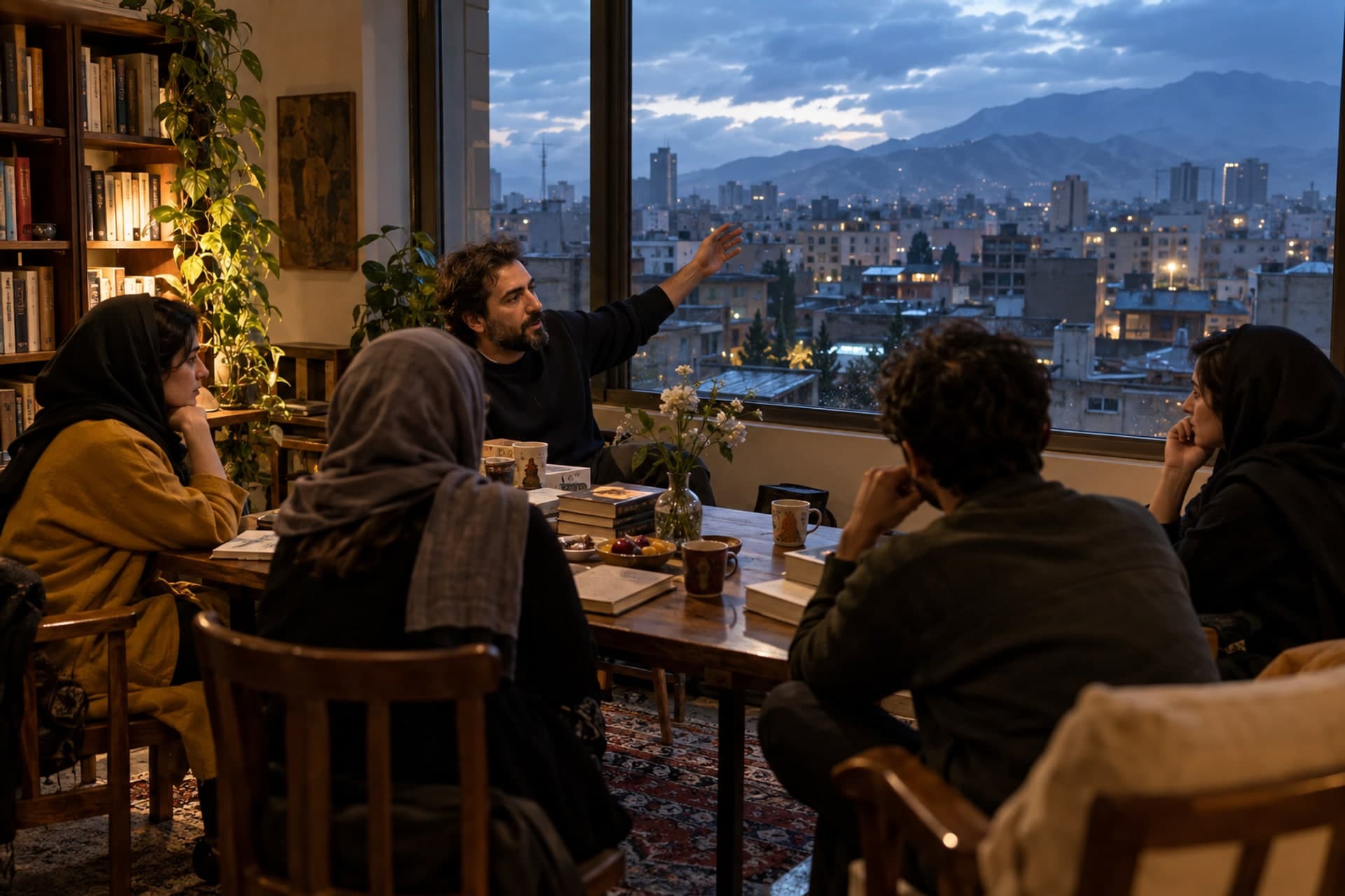 Original illustration for Tehran at 6:8