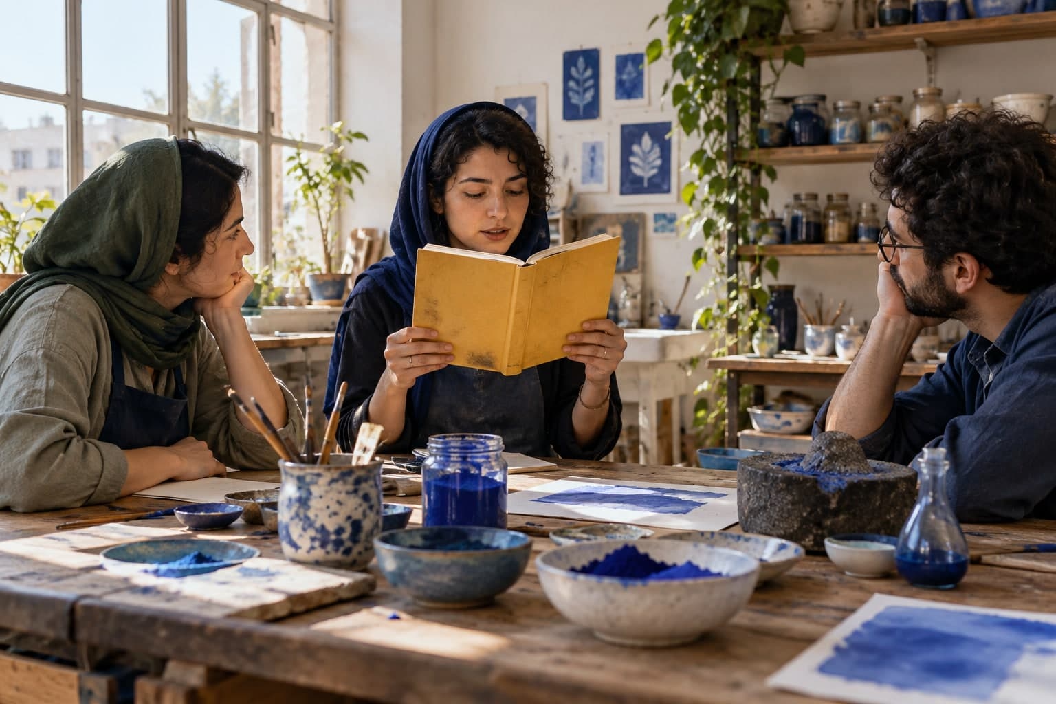 تصویرسازی اصلی برای کتاب‌خوانی با میلاد