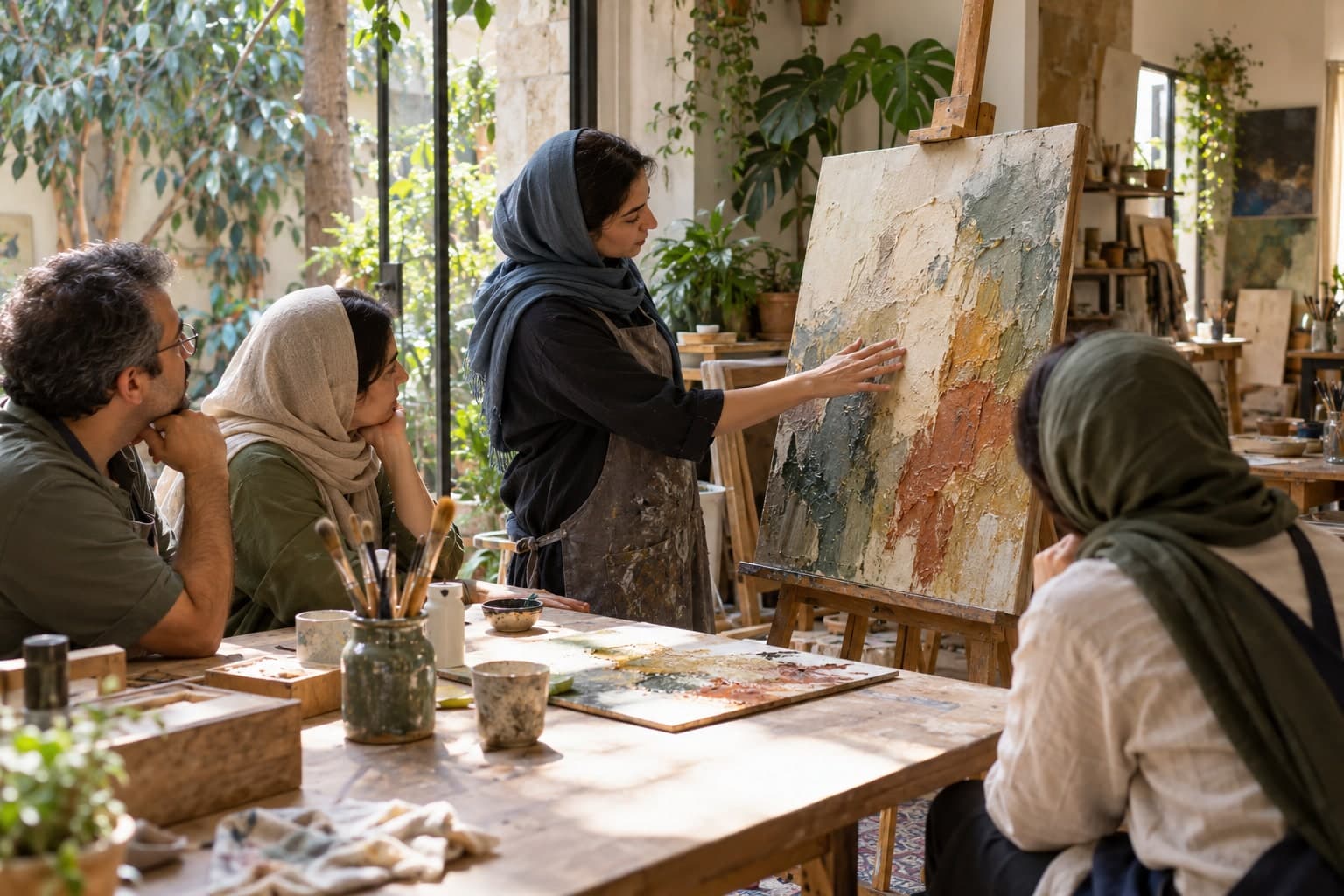 تصویرسازی اصلی برای چگونه با یک اثر هنری مواجه شویم؟