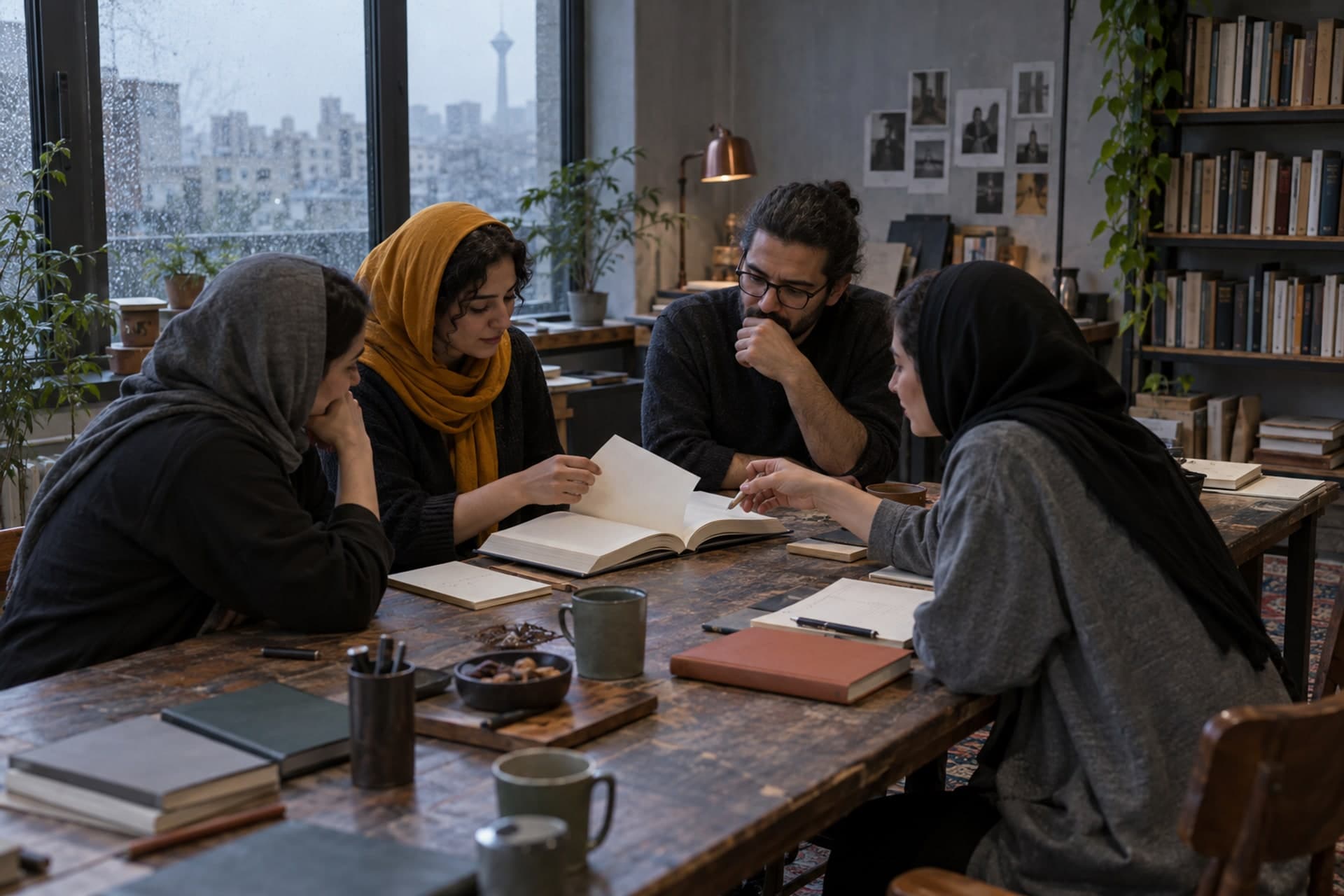 تصویرسازی اصلی برای جمع‌خوانی کتاب خاطرات سرور مریم بختی