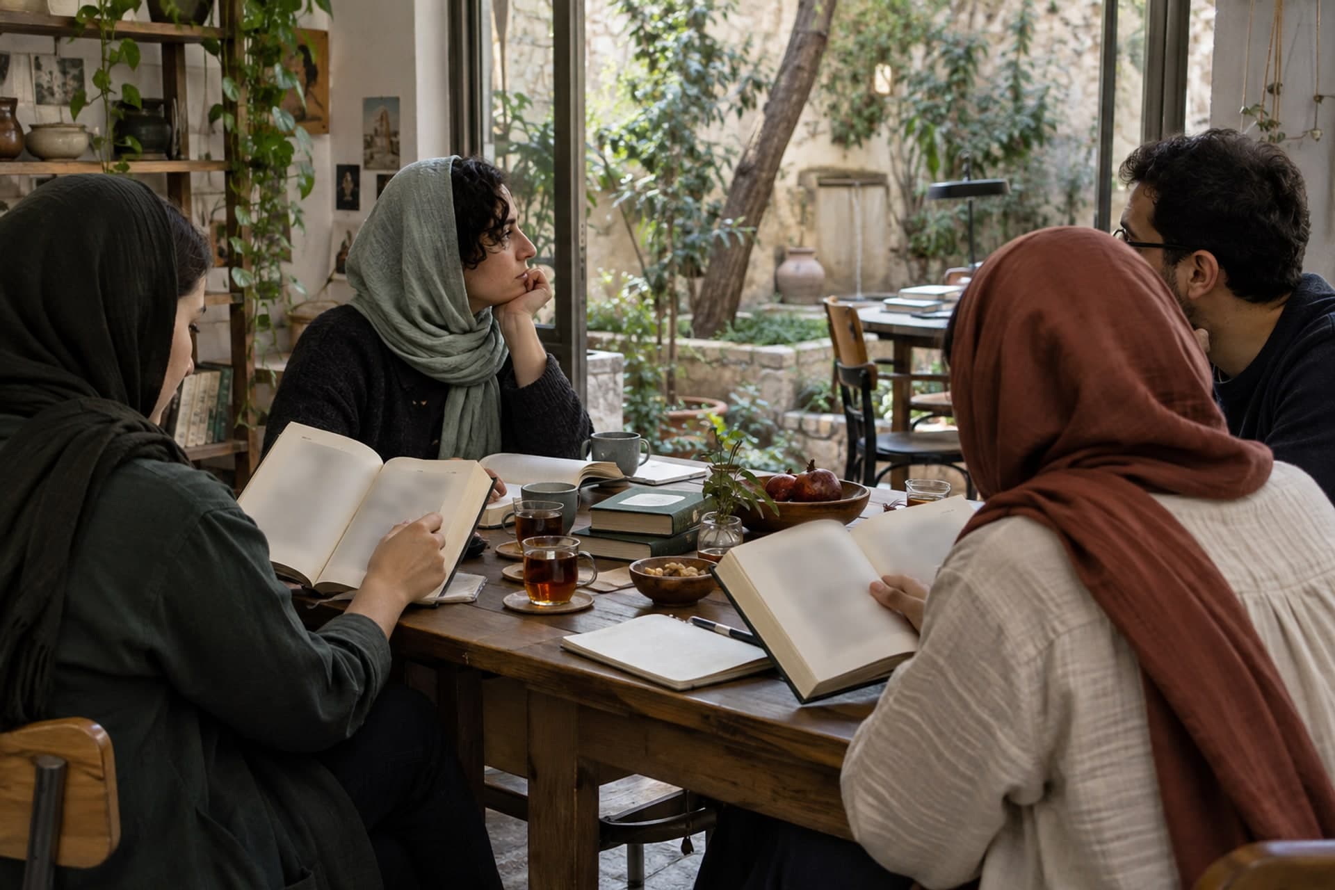 تصویرسازی اصلی برای گروه کتابخوانی قاف: جمع‌خوانی خاطرات سردار مریم