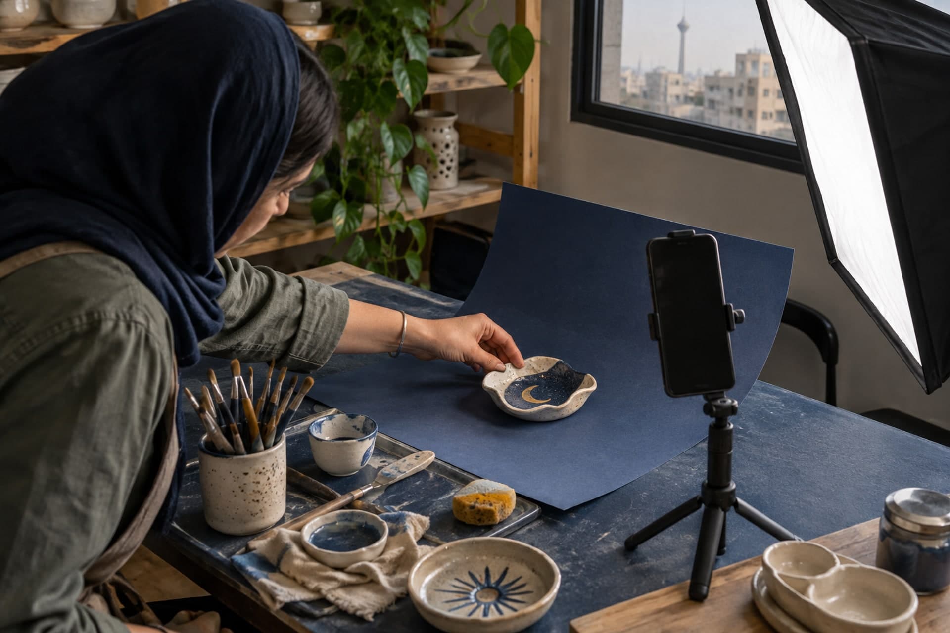 تصویرسازی اصلی برای کارگاه آموزش تولید محتوا