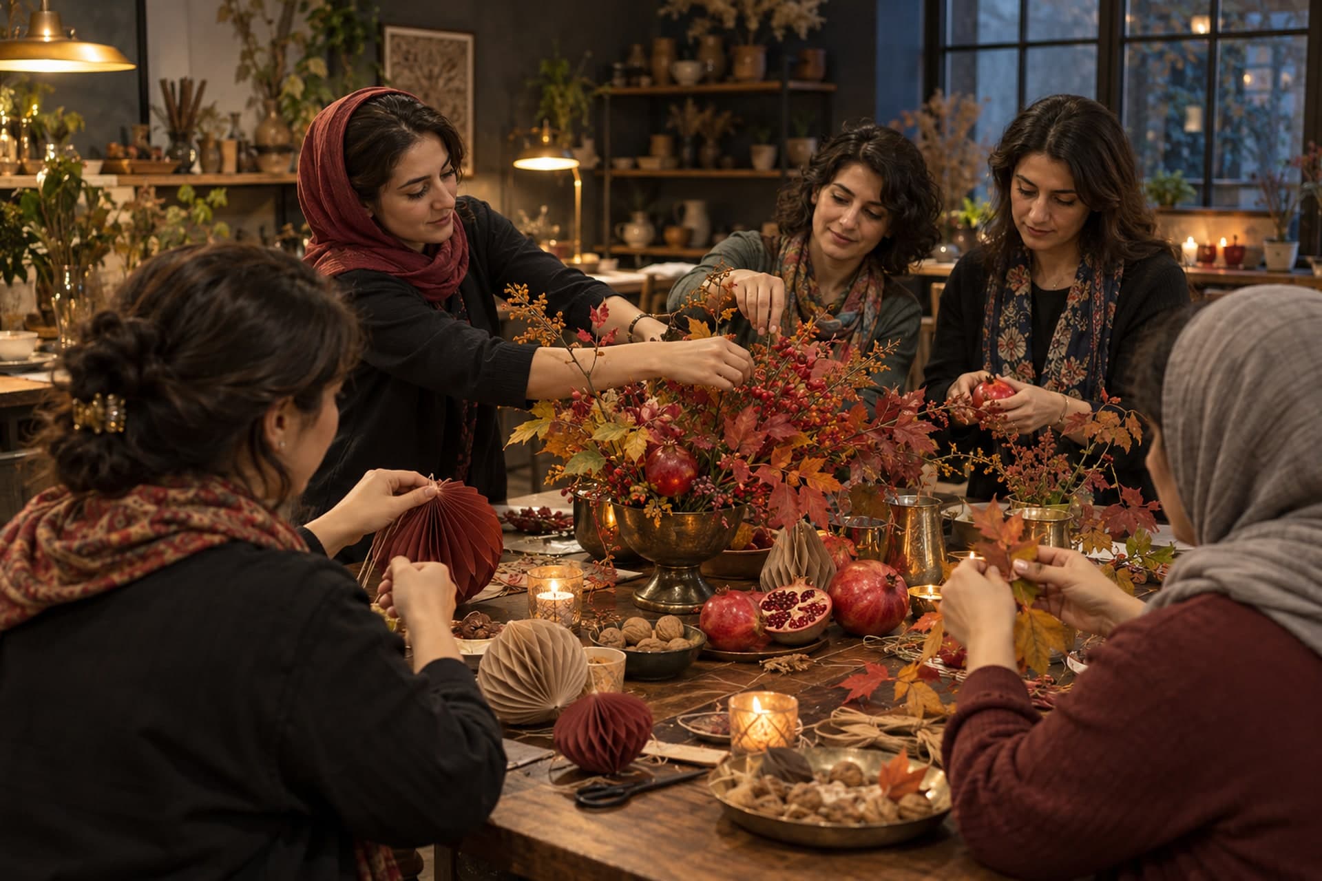تصویرسازی اصلی برای ایونت شادی مهر ماه مخصوص بانوان (جشن مهرگان)