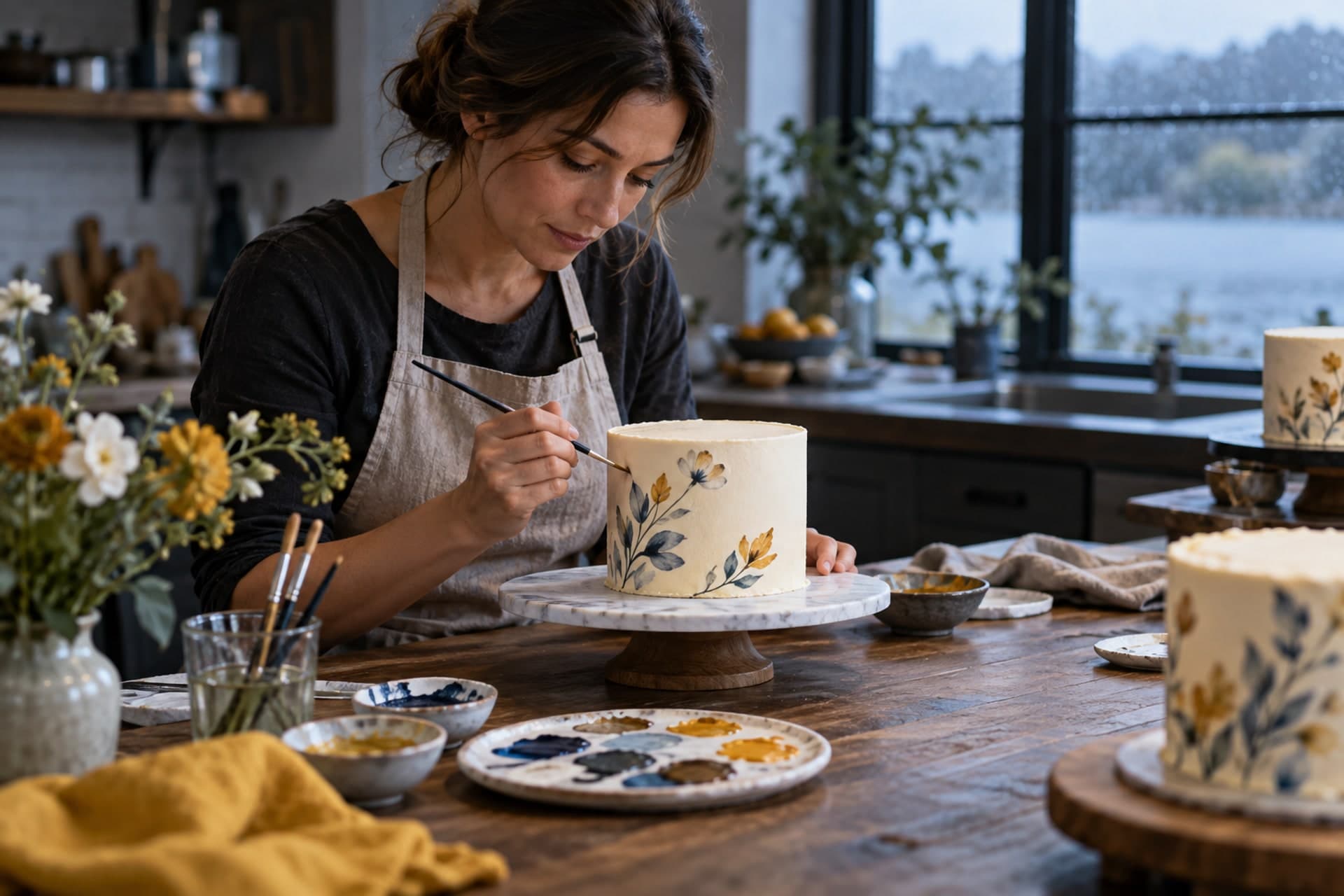تصویرسازی اصلی برای بوم کیکی