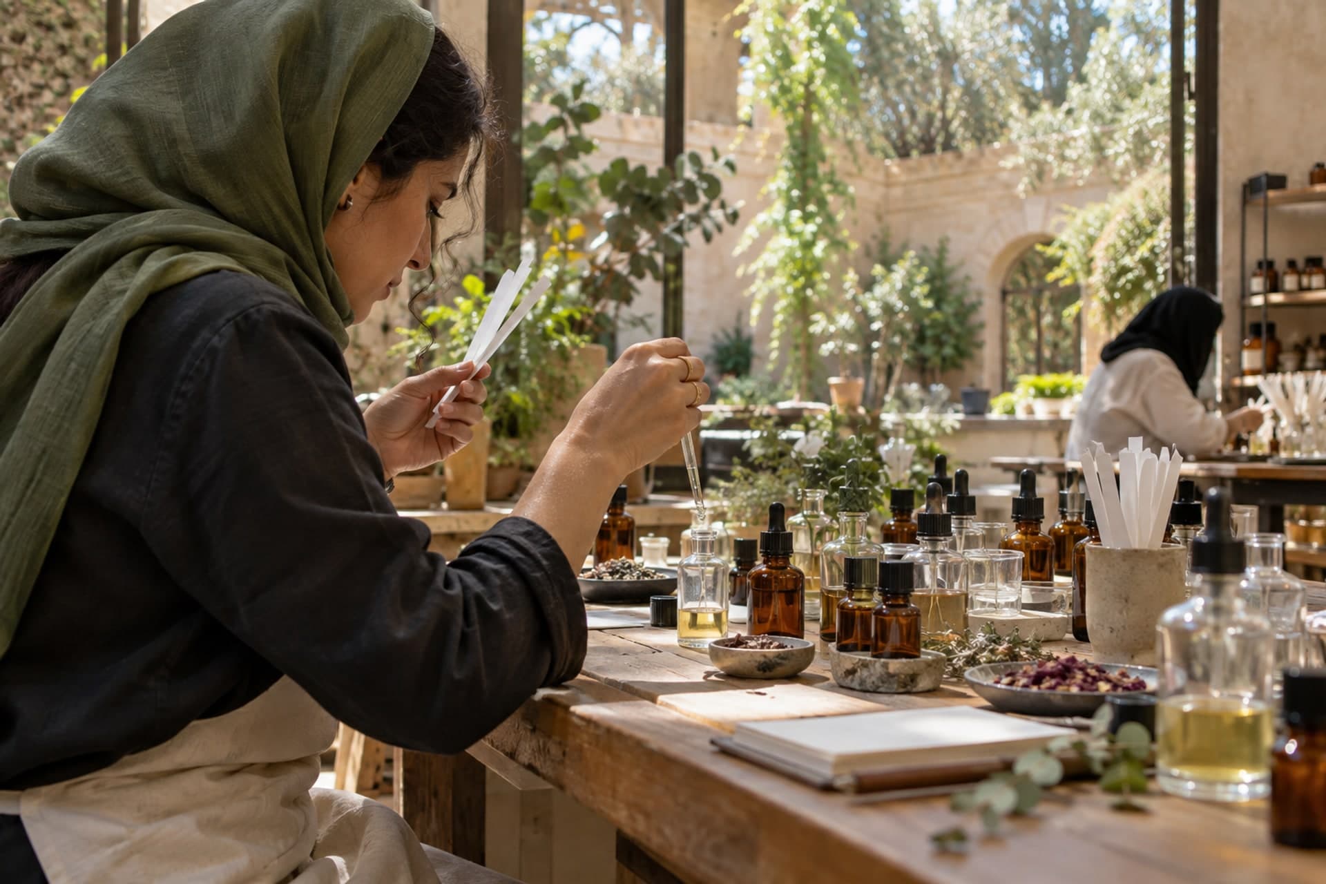تصویرسازی اصلی برای تجربه عطرسازی ماجرانو