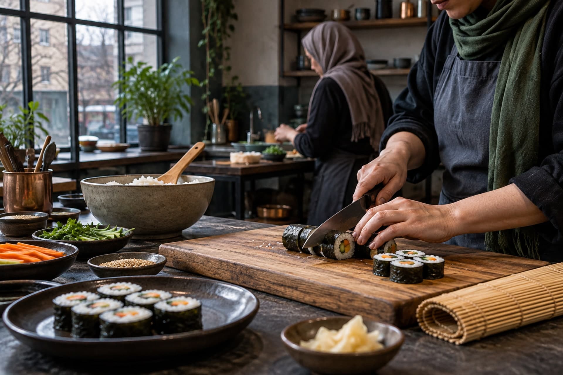 Original illustration for Sushi Workshop