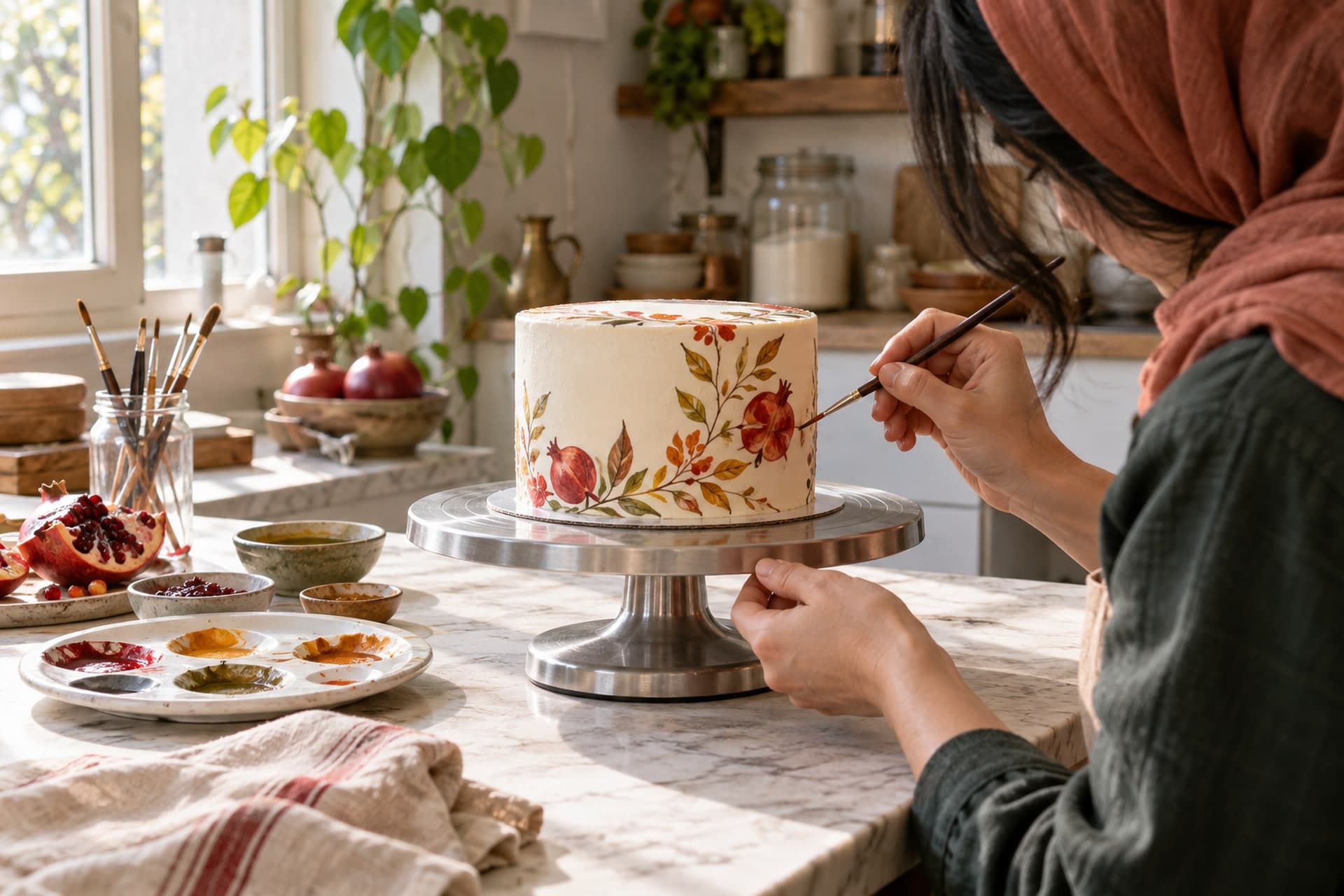 تصویرسازی اصلی برای بوم کیکی