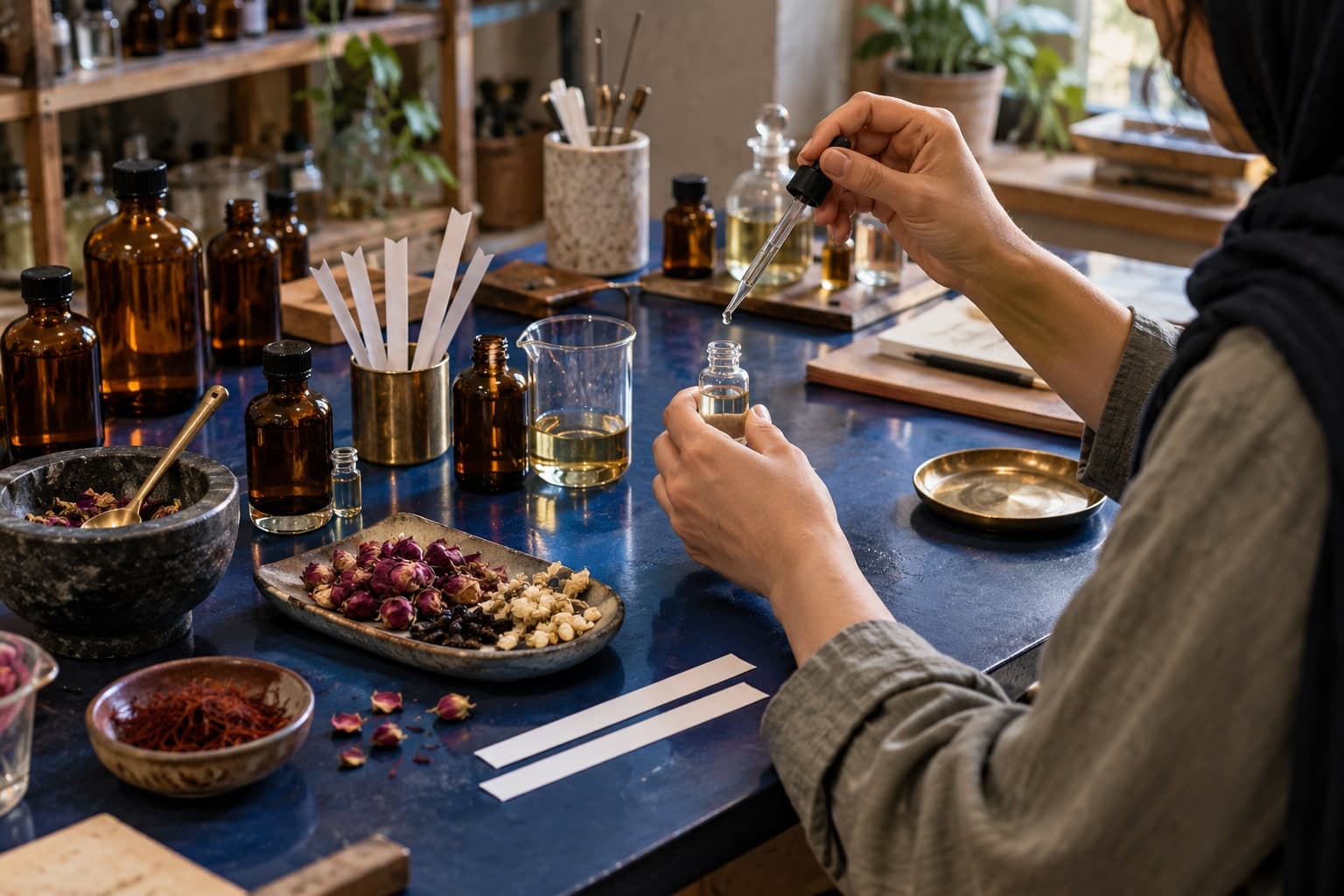 تصویرسازی اصلی برای ورکشاپ عطرسازی میراش