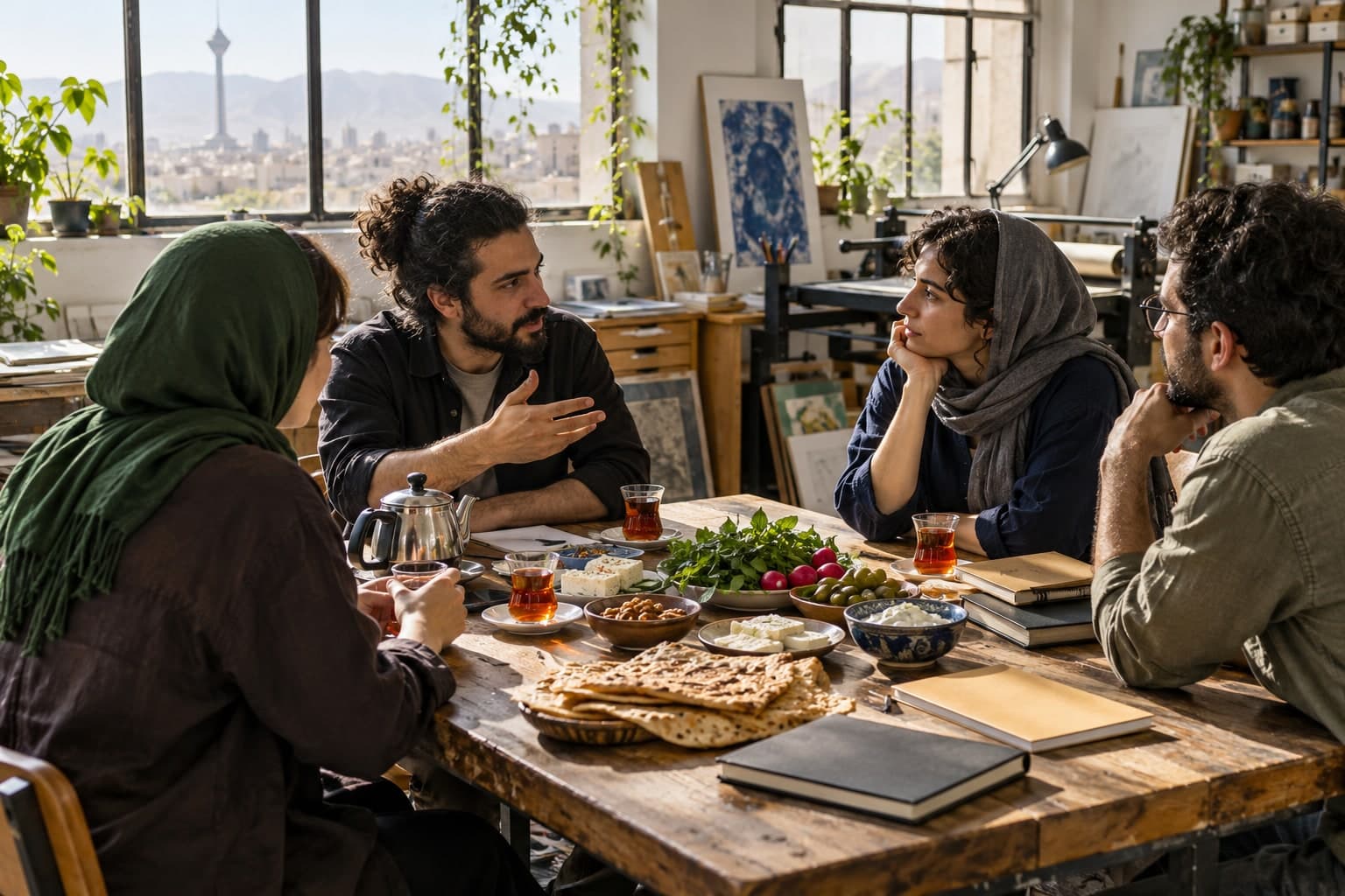 تصویرسازی اصلی برای صبحانه و کسبوکار