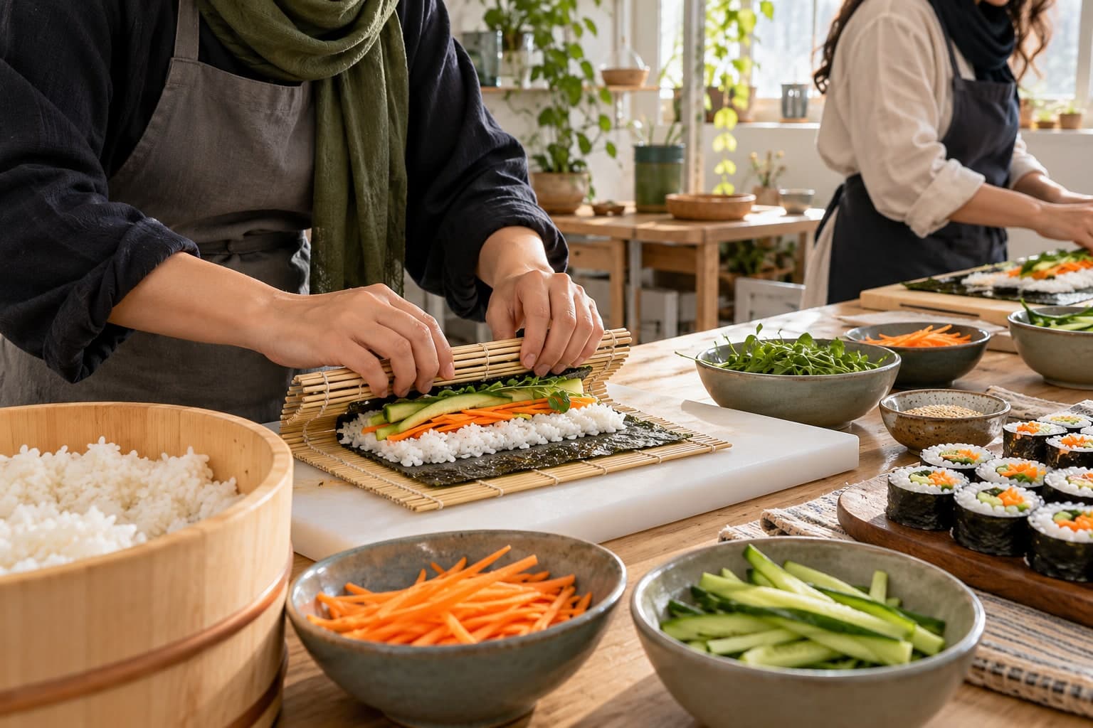 تصویرسازی اصلی برای ورکشاپ سوشی